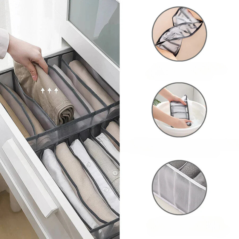 最適な整理のための折りたたみ収納ボックス