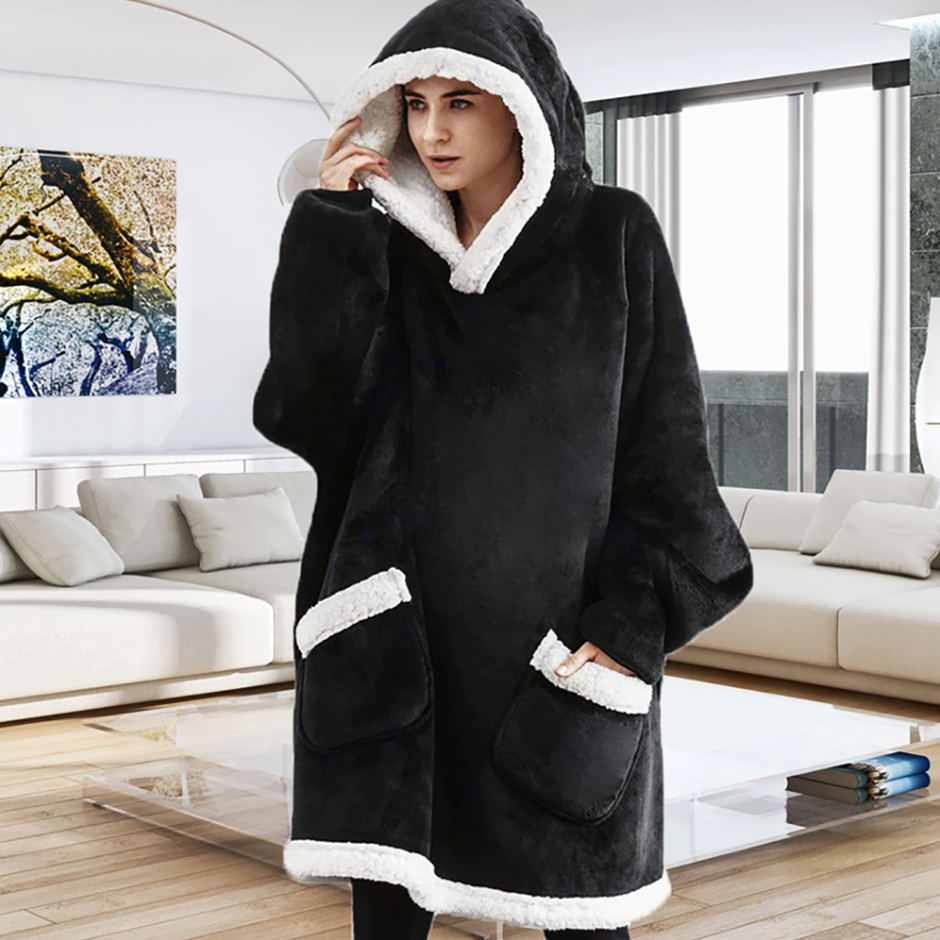 Sudadera gigante de manta ultra cómoda para una relajación total